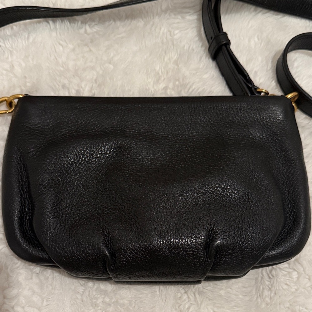 Marc by Marc Jacobs Black Leather Percy Crossbody Bag - Picture 5 of 8